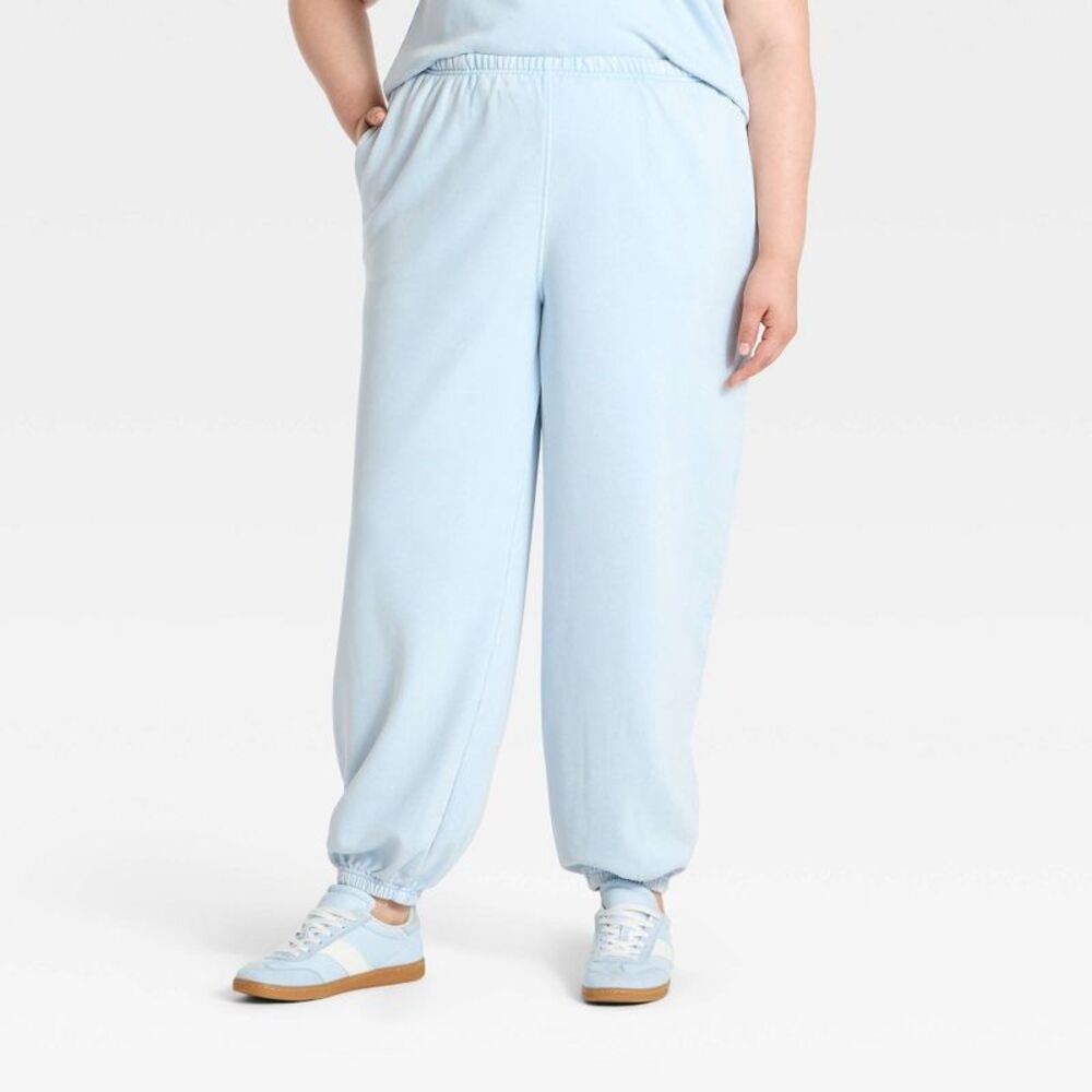 Women's Balloon Jogger Pants - Universal Thread Blue 1X